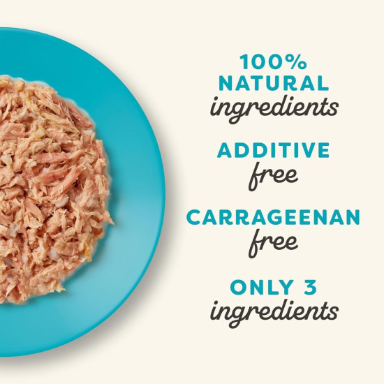 APPLAWS Natural – conservă hrană umedă complementară pentru pisici, file de ton în supă, 70 g